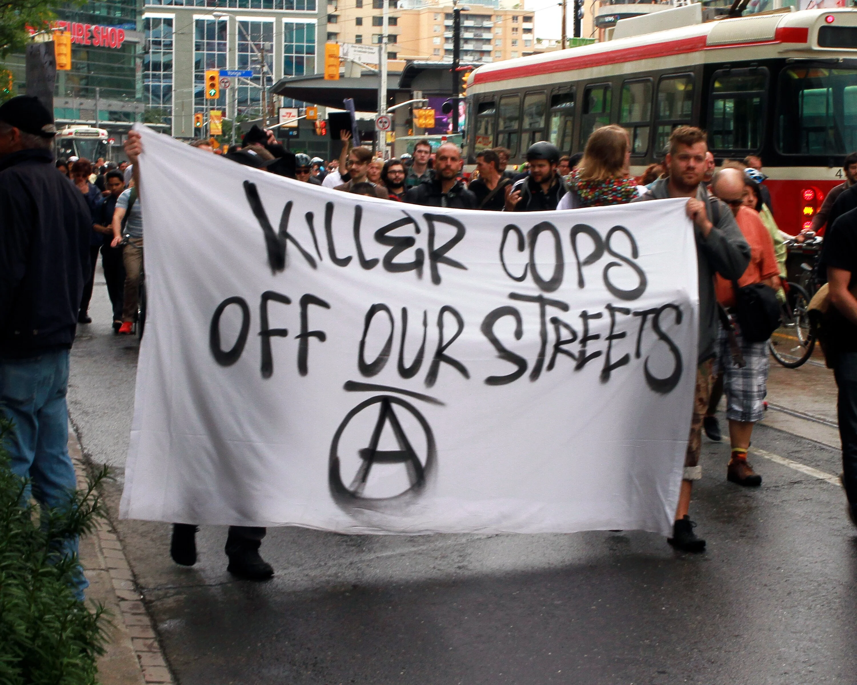 Hundreds Gather for Streetcar Shooting Protest Joseph Morris Streetcar Shooting