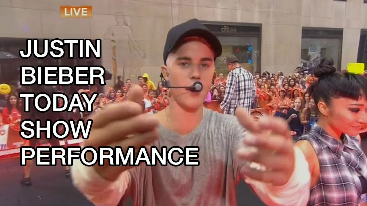 Justin Bieber Today Show Performance #BieberTODAY: Temper Tantrum, Debuts Platinum Blonde Hair
