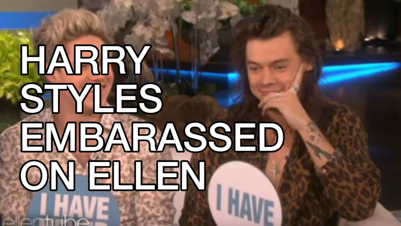 One Direction Harry Styles EMBARASSED by Ellen Degeneres: Never Have I Ever, Zayn Malik Diss