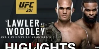 UFC 201 Highlights: Tyron Woodley vs Robbie Lawler, World Welterweight Championship