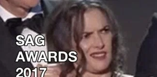 Winona Ryder Faces SAG Awards 2017 Stranger Things Acceptance Speech