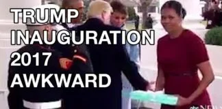Donald Trump Inauguration 2017: Melania Giving Michelle Obama Tiffany’s Box SO AWKWARD