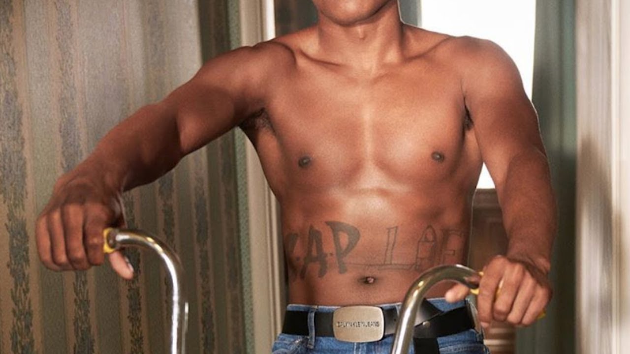 A sex tape showing a man with similar tattoos to rapper ASAP Rocky is sprea...